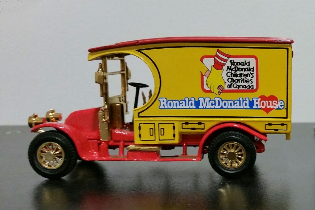 Matchbox Collectibles YCH05; 1910 Renault Type AG Van; Ronald McDonald House - Canada